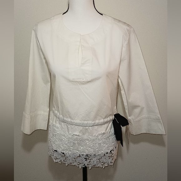 NWT Ellen Tracy Stretch Blouse (M) - Picture 2 of 8